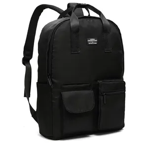 Sac d'école imperméable à logo personnalisé pour ordinateur portable 18 pouces fermeture éclair Oxford sac à dos de sport et de voyage décontracté avec poche pour ordinateur portable