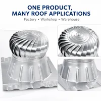 Ventilateur d'extraction de toit à coque galvanisée, longue durée de vie, unité de ventilation pour l'évacuation de la chaleur dans les ateliers industriels