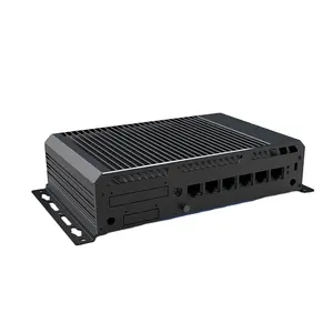 Network Firewall 6 Lan AES-NI komputer Mini SATU papan PC tanpa kipas server Linux Router VPN untuk Pfsense