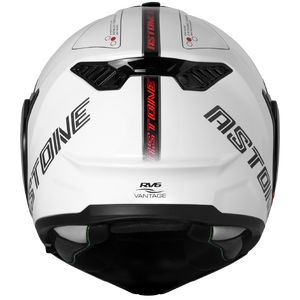 Cascos de Motocicleta Abatibles RV6 en Blanco Brillante/Rojo, Nuevos Cascos Modulares Abatibles RV6 - Product Image 4