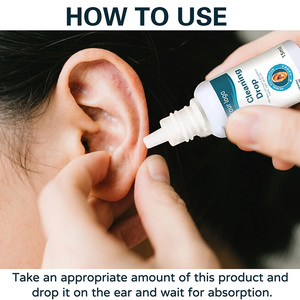 OEM Private Label orecchio gocce 15g per bambini adulti orecchie pulizia asciugatura acufene eliminando il liquido di ammorbidimento per il nuoto - Product Image 6