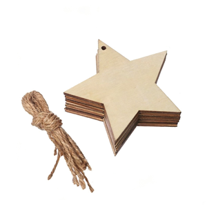 Pezzi di Legno Grezzo Non Finiti per Decorazioni Fai-da-Te, Disegno, Graffiti, Ornamenti, Decorazioni Natalizie, Materiali per Artigianato - Product Image 1