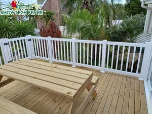 Paneles de Cerca de PVC <span class=keywords><strong>con</strong></span> Diseño de Privacidad de Estilo Cerrado, Sistema Completo que Incluye Puertas Individuales y Dobles para Piscina, Patio y Jardín - Product Image 6