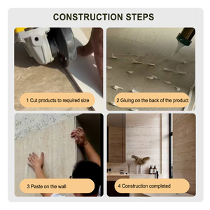 Chất Lượng Cao Cổ Cave Đá Kích Thước 120*60 Cm Travertin Gạch 3-4Mm Độ Dày Mềm Sứ Đá Tường Gạch - Product Image 6