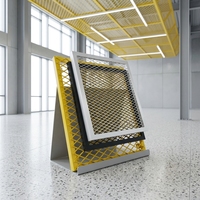 Grille perforée en acier inoxydable et aluminium pour l'intérieur des voitures, les hôtels, les appartements, les bureaux, les hôpitaux, les écoles, panneaux décoratifs