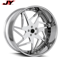 Jantes forgées JY deux pièces 17-24 pouces à déport profond 5x120 5x112 pour Chevelle, LeMans, Skylark, Cutlass, 442, C10, 4x4