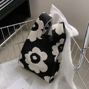 Bolso de Mano Tejido de Moda 2023, Bolso Tote Estampado, Bolso Tote Personalizado de Pequeña Capacidad - Product Image 5