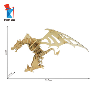 3d бумажные самосборные 3D головоломки дракона для взрослых и детей Искусство ремесло Домашний декор «сделай сам» обучающая игрушка - Product Image 6