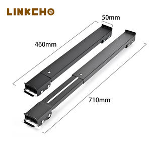 Support mobile réglable LINKCHO pour réfrigérateur et machine à laver, base antidérapante avec roulettes pour le déplacement de meubles domestiques - Product Image 4