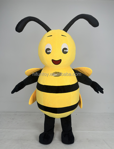 ชุดมาสค็อท<span class=keywords><strong>แมลง</strong></span><span class=keywords><strong>ผีเสื้อ</strong></span>ผึ้งเป่าลมขนาด2ม./2.6ม. เครื่องแต่งกายเทศกาลสัตว์เฮ็กซาพอดคอสเพลย์มาสค็อตคริสต์มาสสำหรับผู้ใหญ่ - Product Image 3