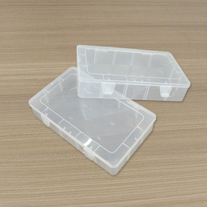 Transparent Plastic Storage <b>Box</b> Rectangle 27.6X16.5X5.6Cm Covered Jewelry Hardware Tool Organizer - Product Image 3