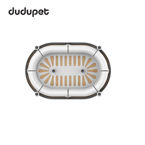 Dudupet Multifunctional <b>Cat</b> <b>Scratching</b> <b>Board</b> White Durable Minimalist Design All Seasons Pet Supply - Product Image 1