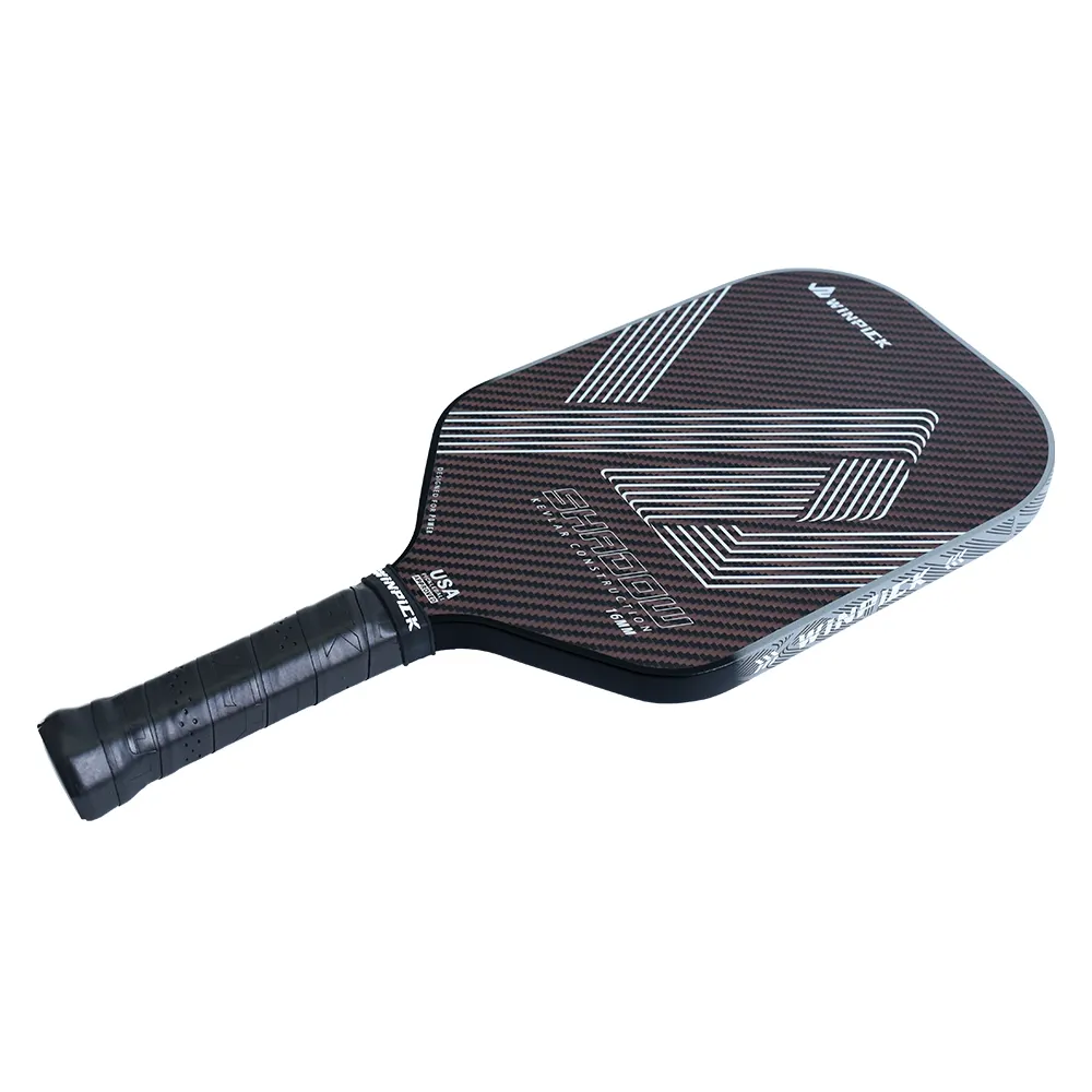 Guaranteed Quality Proper Price Edgeless Pickleball Paddle Kevlar 10mm Thermoformed Carbon Pickleball Paddle