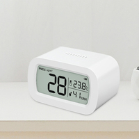 HAPTIME PM2.5 Tragbarer Intelligenter Luftdetektor Mini Empfindlicher Luftqualitätsmonitor LED-Bildschirm PM 2.5 für Zuhause und Büro