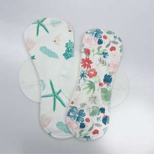 Çevre dostu kaymaz yıkanabilir su geçirmez kadın ped kullanımlık kadınsı organik bez sıhhi ped - Product Image 1