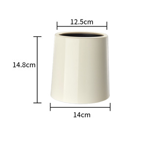 Bàn văn phòng tròn hai lớp với Thùng Lưu Trữ nhỏ và Thùng rác để bàn bằng nhựa có thể bao gồm giỏ giấy và Thùng rác - Product Image 3