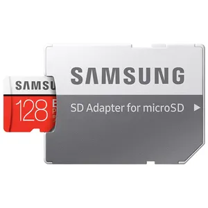 UHS-3 Samsung 128GB MicroSDXC, Kartu Memori SD Mikro TF Kelas 10 EVO Plus 128GB