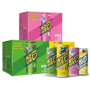 Refrescos de frutas mezcladas, refrescos exóticos en lata, 330ml/bebida suave de carbón brillante - Product Image 3