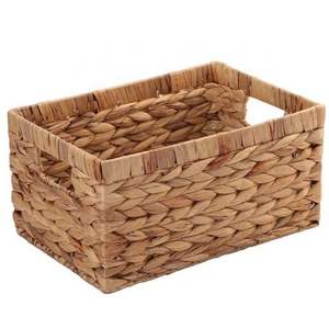 Tuval çamaşır torbası kolları ile kıyı sepetleri ucuz Rattan söğüt sepet paskalya gardırop seti Seagrass küçük Boho - Product Image 6