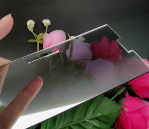 TOPTREND Semi-transparent Two Way <b>Acrylic</b> Mirror-1.8mm Silver Half Reflective Panels Smart Mirror Decor Customizable Size - Product Image 4