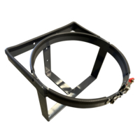 Support de bidon verrouillable avec fixation à bascule en tube d'aluminium réglable pour camping, camping-cars, remorques, caravanes, marque CAIXIN