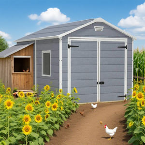 Sortie d'usine facilement assemblé Waterpoof <span class=keywords><strong>abri</strong></span> <span class=keywords><strong>de</strong></span> stockage extérieur durable Gazebo en plastique - Product Image 1