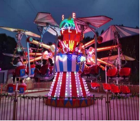 Manège volant pour parc d'attractions, Voiture volante lune, Manège cerf-volant, Chaise volante, Attraction extérieure pour foire et fête foraine
