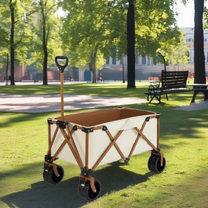 Wind Valley portátil dobrável quatro rodas carrinho Oxford Material Outdoor <span class=keywords><strong>Camping</strong></span> Dinner Gatherings Pequenos acampamentos usam o saco - Product Image 3