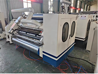 Máquina de cartón corrugado de 2 capas 280 320, tipo sin dedos, máquina de una sola cara
