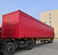 Nouvelle semi-remorque porte-conteneurs fermée en acier à 2/3 essieux, 40x53 pieds, capacité de charge de 60 tonnes, transport de marchandises