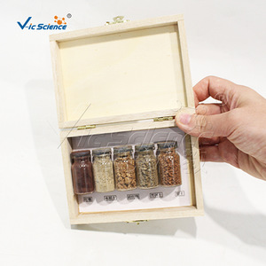 Physical <b>geography</b> soil specimens; air-dried soil samples; specimens for teaching and demonstration; laboratory cognitive - Product Image 1