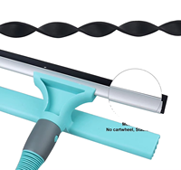 Nettoyeur de vitres extensible de haute qualité, raclette de nettoyage de vitres à domicile, épurateur de vitres en microfibre
