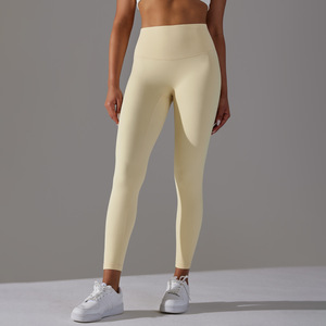 Sbart Pantalon de yoga absorbant la sueur taille haute pour femme Leggings de sport sans ligne embarrassante Vêtements de sport - Product Image 5