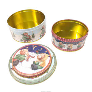 Petit Vernis Argent Plaque Étain Boîtes à Bonbons Puzzle Huile Se Marier Cadeau Emballage Argent Caisse D'épargne Café Épice Bâton À Lèvres Boîte En Étain - Product Image 5