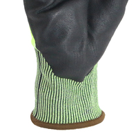 Gants de sécurité MaxiPact Green HPPE résistants aux coupures niveau 3, résistants aux impacts, micro-enduits de mousse de nitrile, antidérapants, respirants, pour le travail
