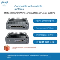 Serveur Compact Edge 10e Génération I5 Pare-feu VPN PC 6 Ports 2.5 Gbit LAN Routeur Logiciel avec Pfsense et OPNsense