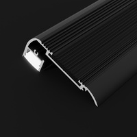 Bande lumineuse Led étanche en aluminium, bordures articulées, pour escaliers, cinéma, 1,5 m, zone de marche, éclairage pour marches, diy
