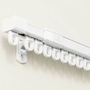 Adjustable Telescopic Aluminium <b>Curtain</b> Rail Extendable Window <b>Curtain</b> Track Hardware - Product Image 1