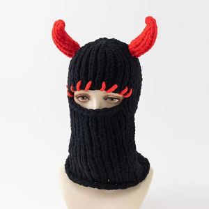<span class=keywords><strong>Gorro</strong></span> <span class=keywords><strong>de</strong></span> punto <span class=keywords><strong>de</strong></span> alta calidad con logo personalizado, <span class=keywords><strong>gorro</strong></span> <span class=keywords><strong>de</strong></span> balaclava con cuernos, gorros <span class=keywords><strong>de</strong></span> mascarada, divertidos cuernos, accesorios para la cabeza para fiestas. - Product Image 5