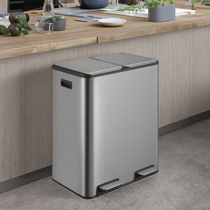 <span class=keywords><strong>Poubelle</strong></span> à pédale de style <span class=keywords><strong>abri</strong></span>-bus <span class=keywords><strong>pour</strong></span> la gestion efficace des déchets alimentaires, bac de recyclage, seau de rangement - Product Image 6