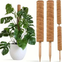 Accessoires pour plantes grimpantes en mousse pour l'intérieur - Poteaux en mousse empilables, supports pour plantes, piquets en mousse