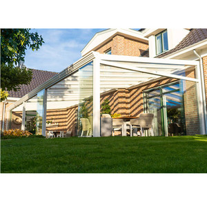 Terraza de vidrio verde para jardín, casa y tienda de aluminio, acero moderno, venta directa al aire libre, precio al por mayor - Product Image 2