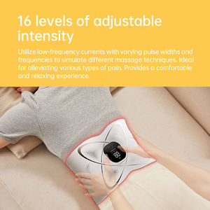 Aquecimento perder peso cinto com 5V terapia térmica lombar flexível costas apoio para o alívio da dor nas costas EMS <span class=keywords><strong>TENS</strong></span> massageador Waits - Product Image 6