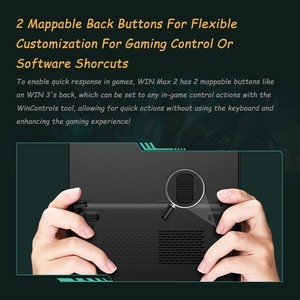 Dropshipping GPD WIN Max <span class=keywords><strong>2</strong></span> Laptop Gaming Mini, Laptop saku kecil 10.1 inci Win11 6800U Octa Core hingga 4.70 GHz - Product Image 5