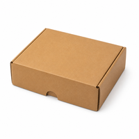 Boîte d'expédition en kraft avec logo personnalisé, intérieur vert foncé, imprimé botanique, emballage en carton ondulé pour soins de la peau, cosmétiques, beauté