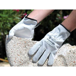 Guantes de cuero Cofra WORKTOPS con protección mecánica media (12 pares) - Product Image 1