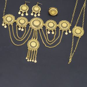 Ensemble de bijoux Jxx au design tendance, plaqué or, avec zircon cubique, ensemble de bijoux de luxe pour mariage, pour femmes - Product Image 5