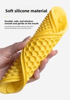 Tapis de léchage pour chiens et chats, anti-glouton, en silicone de qualité alimentaire, écologique, durable, avec ventouse, anti-étouffement, grattoir, portable pour les voyages