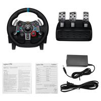 Volant et Pédales de Course Logitech G29 en Plastique Compatibles PS4/PS5 pour Jeux de Simulation - Horizon 5, Ouka 2, Need for Speed