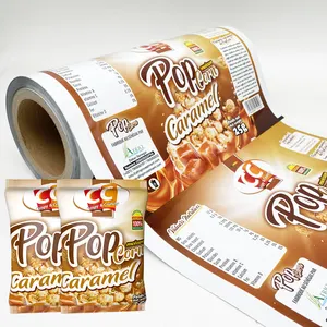 Film rouleau d'emballage d'aliments mous imprimé personnalisé fournisseur de poudre de plastique OPP de qualité alimentaire machine à emballer automatique emballage de parfum